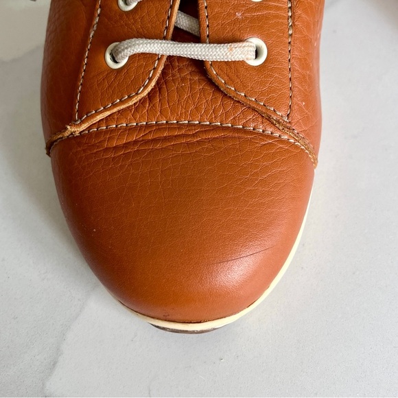 PRADA Men's Daino Calzature Donna Tan Leather Sneakers Size 9.5 (Authenticated) - Picture 12 of 16